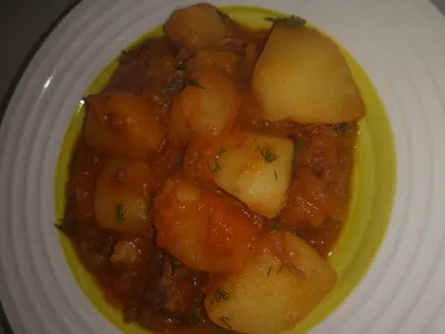 Тушеная картошка с тушенкой - рецепт автора Анастасия