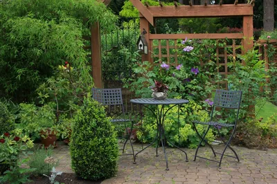 Пазл «Уютный уголок сада» из 160 элементов | Собрать онлайн пазл №77155