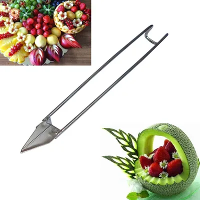 Фигурный нож для карвинга и нарезки фруктов и овощей для украшения стола  (ID#29112944), цена: 25 ₴, купить на Prom.ua
