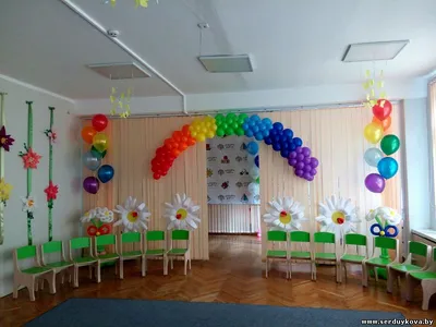 Украшение и оформление детского выпускного шарами в Москве и Красногорске