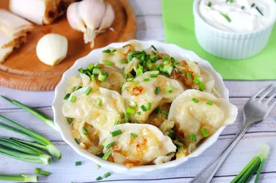 Вареники с картошкой и грибами 🥟🥟🥟 - рецепт автора Наталья Костикова