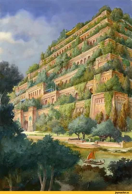 красивые картинки :: античность :: вавилон :: Висячие сады Семирамиды ::  art (арт) / картинки, гифки, прикольные комиксы, интересные статьи по теме.