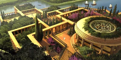 Висячие сады семирамиды в вавилоне - 75 фото
