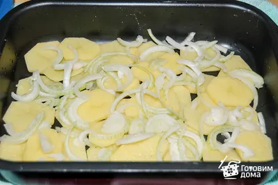 Картофельная запеканка с мясом и грибами - пошаговый рецепт с фото на  Готовим дома