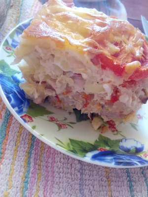 Запеканка из тертого картофеля с фаршем в духовке — рецепт с фото пошагово