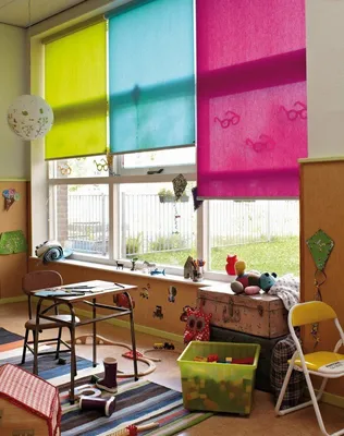 Купить рулонные шторы для детского сада на пластиковые окна