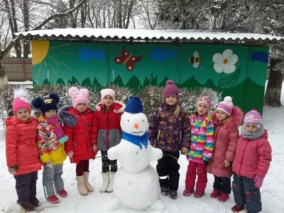 Конкурс «Зимние забавы». Сооружение построек из снега на участках ДОУ. —  stavsad12.ru