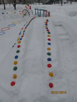 Конкурс зимних участков в детском саду