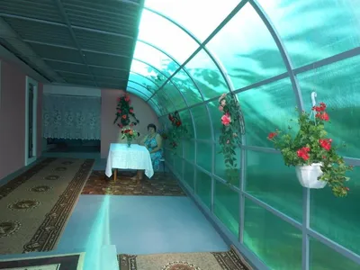 Английский зимний сад из пластиковых окон или алюминия с прозрачной крышей  из стеклопакетов или поликарбоната с вентиляцией от производителя с  гарантией в Подмосковье, Московской обл - Окна Аттик