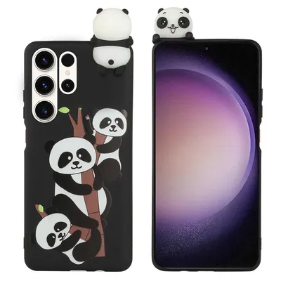 Покупайте YX Телефона Для Samsung Galaxy S23 Ultra Case Pattern Печатная 3D  -рисунок TPU Cay Phone Cople - 3 Панды в Китае | TVC-Mall.com
