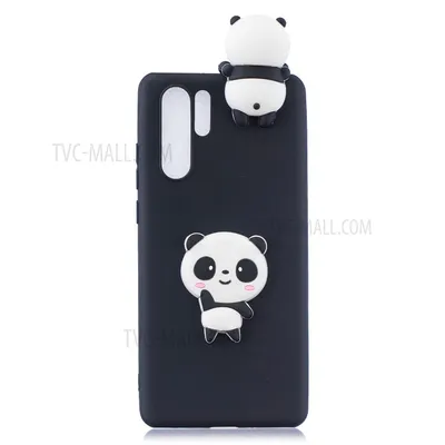 Покупайте 3D Милая Кукла Узорчанного Телефона TPU Для Samsung Galaxy Note  10 Plus/Note 10 Плюс 5G - Панда/черный Фон в Китае | TVC-Mall.com