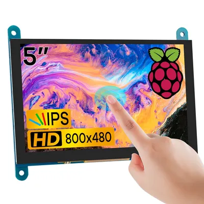 Amazon.com: waveshare 4.3inch Capacitive Touch Screen LCD Compatible with  Raspberry Pi 5/4B/3B+/3A+/2B/B+/A+/Zero/Zero W/WH/Zero 2W CM3+/4 800×480  Resolution HDMI IPS Supports Jetson Nano/Windows : Electronics