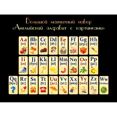 Английский алфавит с произношением, транскрипцией и переводом - начните  сегодня бесплатно