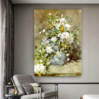 Винтажный цветочный постер на холсте, картина на стену, искусство, картина  для гостиной, спальни, отеля, коридора, и печать, домашний интерьер, Декор  | AliExpress