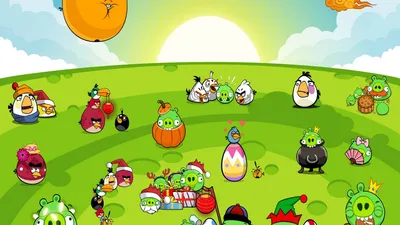 Обои Angry Birds Danger Above Wallpaper для iPad от Mr. Green | Фан-клуб Angry  Birds
