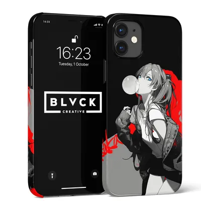 Чехол для IPhone 12 с рисунком \"ANIME TYAN\" / Накладка с принтом Аниме Тян  - купить с доставкой по выгодным ценам в интернет-магазине OZON (660998860)