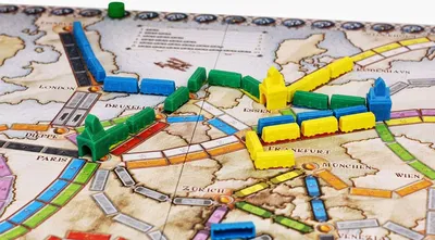 Настольная игра Билет на поезд Европа (Ticket to Ride) | купить можно у нас  | Интернет-магазин Веселая Сова