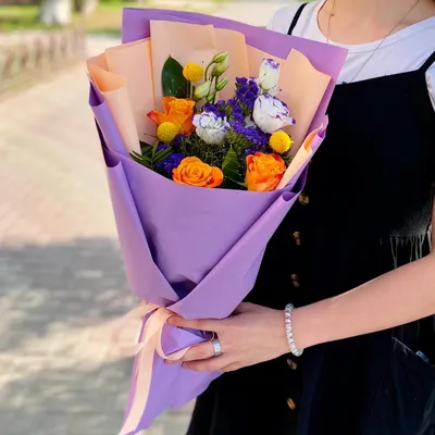Букет на 1 сентября Школьная страна купить недорого, доставка - магазин  цветов Абари в Омске