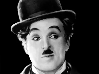 Картинка Чарльза Чаплина для обоев на телефон