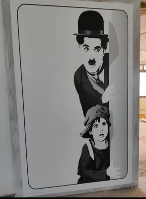 Обои на рабочий стол с изображением Чарльза Чаплина