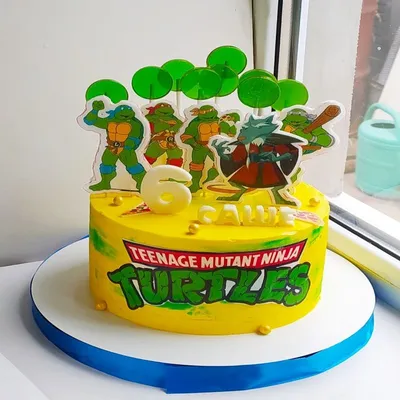 Торт Черепашки Ниндзя мальчику на день рождения недорого