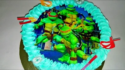 Торт \"Черепашки-ниндзя\". Внутри OREO CAKE, вес 2,3кг. Декор сахарная  картинка, маршмэллоу, мармеладк… | Торт на день рождения, Торт для ребёнка,  Торты c персонажами