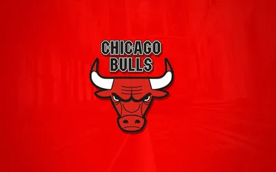 Обои бык, красный, Chicago bulls на рабочий стол