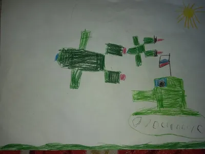 Детские рисунки на 9 Мая - День Победы
