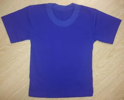 Детские футболки с коротким рукавом (155 гр/м²) Голубой купить оптом