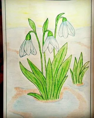 Рисунки детей на тему Весна пришла - 48 фото