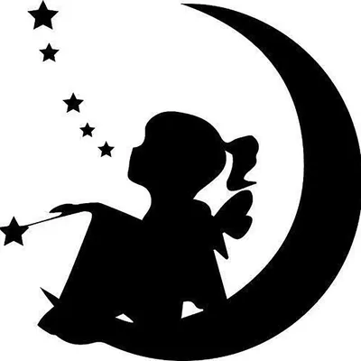 Девушка На Луне Admires Night Sky — стоковая векторная графика и другие  изображения на тему Луна - Луна, Спутник планеты, Женщины - iStock