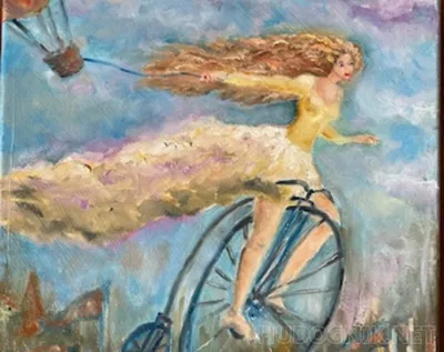 Девушка на велосипеде стоковое изображение. изображение насчитывающей езда  - 57055205