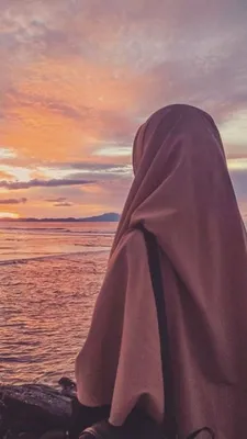 Картинки девушка хиджабе на море (70 фото) » Картинки и статусы про  окружающий мир вокруг