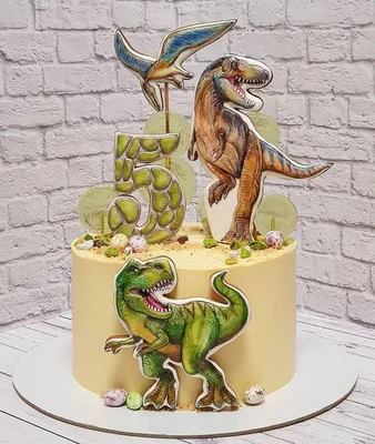 Cake dinosaurs | Торт с динозавром, Тематические торты, Динозавр