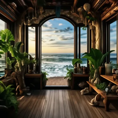 Самые красивые дома: Красивый особняк на берегу Тихого океана в Калифорнии