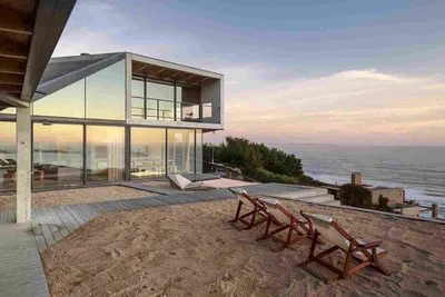 Пляжный дом на берегу океана в Чили — HQROOM | Дома на берегу океана, Дом  на берегу, Дом