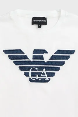 Женская футболка теннисная EA7 Women Jersey T-Shirt - navy blue - арт.  6GTT31-1554 - купить по выгодной цене