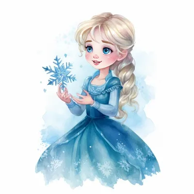 Иллюстрация вектора диснея Elsa изолирована на белом фоне, заморожена  Редакционное Стоковое Изображение - иллюстрации насчитывающей компания,  принцесса: 165603079