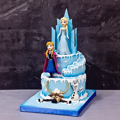 Торт для девочки Принцесса Эльза