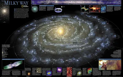 Картинка на рабочий стол галактика, туманность андромеды, космос, звёзды  2560 x 1440