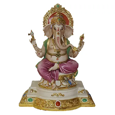 Статуэтка Ганеша в виде слона, статуэтка Ганеша, Статуэтка из Индии,  садовый подарок, садовая статуэтка, украшение на удачу | AliExpress