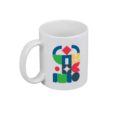 Керамическая кружка 3Dollara Геометрические фигуры. Треугольники. MUG0329 -  купить в Москве, цены на Мегамаркет