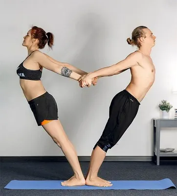 Картинки йога на двоих (61 лучших фото)