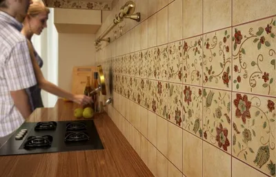 Укладка фартук из плитки на кухне — инструкция и обзор способов