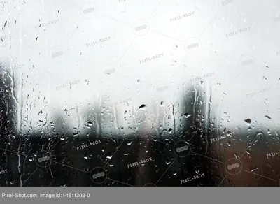 Капли Дождя На Стекле — стоковые фотографии и другие картинки Без людей -  Без людей, Буря, Влажный - iStock