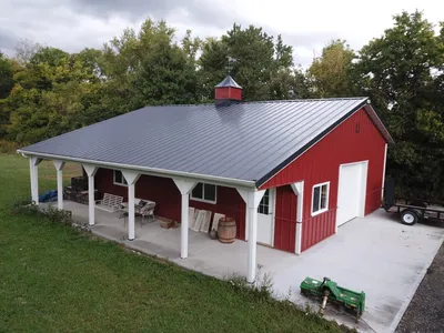 Pole Barn Garage - 30' X 40' - Walters Buildings