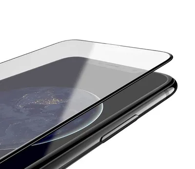 Защитное стекло для Apple iPhone XR / 11 на весь экран (черный) купить в  Минске – 🚀 Мобильные штучки