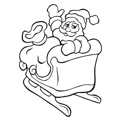 Феникс презент - Новогоднее украшение Дед Мороз в санях с фонарем, 45,72,  арт. 36819