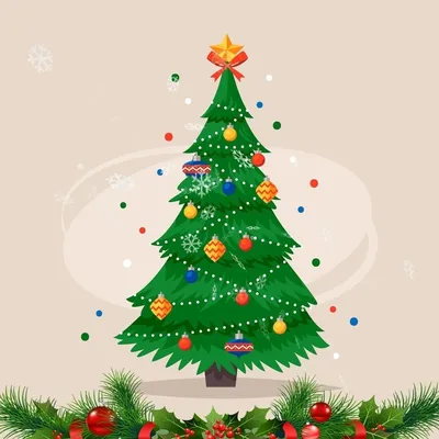 рисованной елки на белом фоне PNG , рождественская елка клипарт, стороны  обращено елку, рождество PNG картинки и пнг PSD рисунок для бесплатной  загрузки