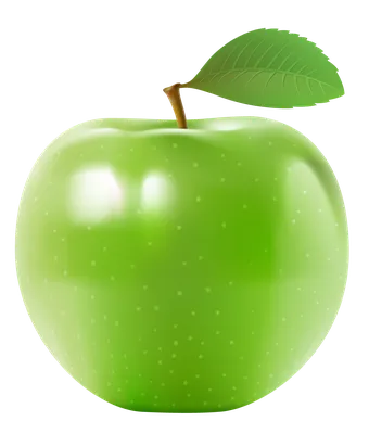 Зеленое яблоко без фона - Png (пнг) картинки и иконки без фона